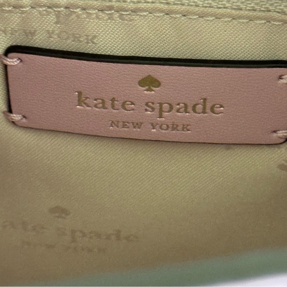 Kate Spade NWT Dumpling Croc Embossed Quartz Pink Crossbody Bag - Picture 6 of 12